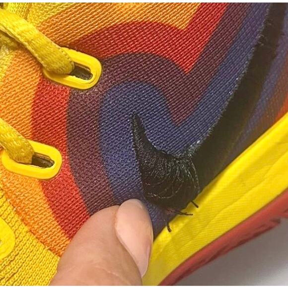 Nike Kyrie 4 70s Decades Pack Yellow Basketball Shoes US 4Y 943807-700 - Picture 10 of 10